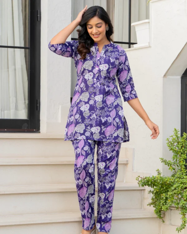 Violette Elegance Co-Ord Set for Chic Modern Casual Wear