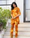 Saffron Elegance Co-Ord Set for Stylish Modern Casual Wear - Image 4