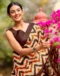 Beige Khadi Printed Saree for Elegant Ethnic & Daily Wear - Image 2